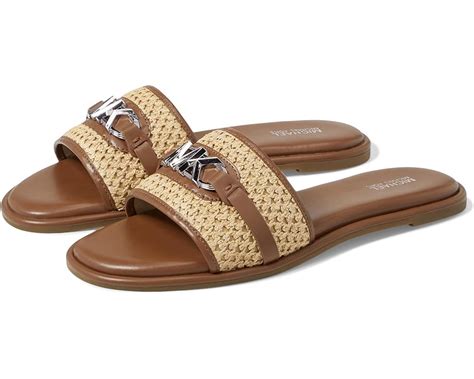 michael kors ember slide|Michael Kors Women's Ember Logo Slide Sandals .